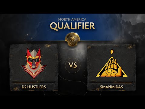 D2 Hustlers vs 5ManMidas Game 1 - TI10 NA Qualifiers: Lower Bracket R1 w/ Moxxi & Trent