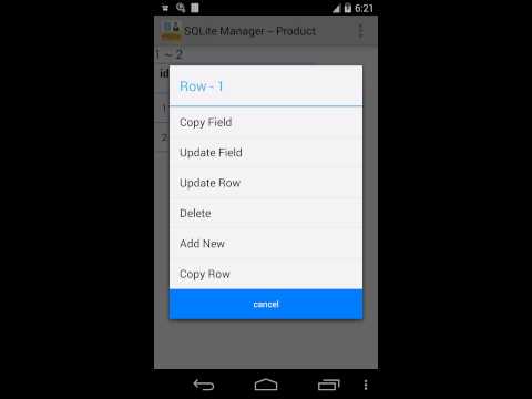 SQLite Manager Video