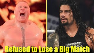 10 Wrestlers That REFUSED TO LOSE Big Matches!
