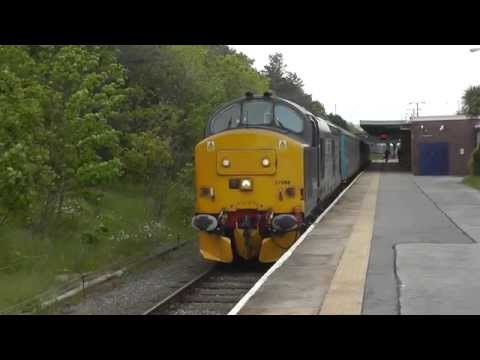 37688 with 37409 leaving Barrow, 5th June 2015