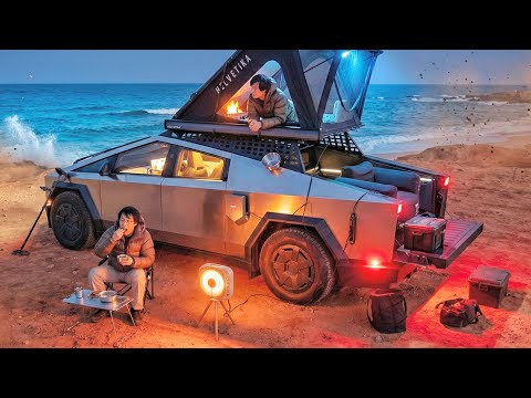 Cybertruck-Mars-ähnliches Camping