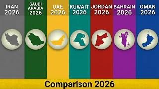 Download lagu Iran vs Saudi Arabia vs UAE vs Kuwait vs Jordan vs Bahrain vs Oman | Country Comparison 2026 mp3