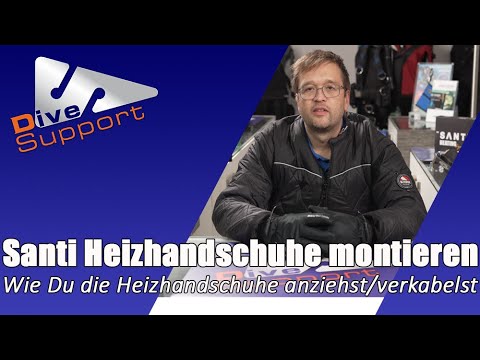 Santi Heizhandschuhe verkabeln und anziehen, so einfach geht's | DiveSupport