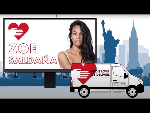 Zoe Saldana Voices God's Love We Deliver PSA: Meals that heal. Delivered with love.