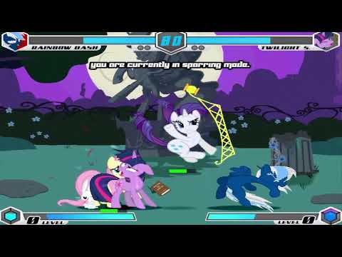 Fighting is Magic Project A 1.5 (2016) #3/8 - Rainbow Dash? ("E" skin)