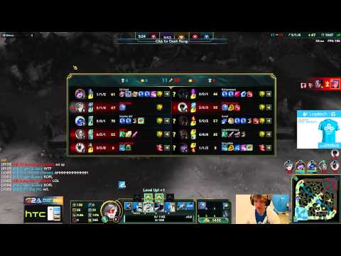 Lee Sin in Meteos' game makes a questionable play