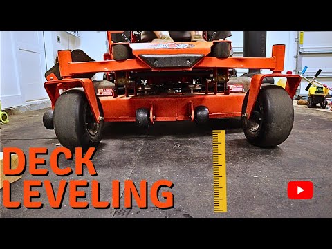 How to Level the Deck on a Bad Boy Mower - Bad Boy Maverick