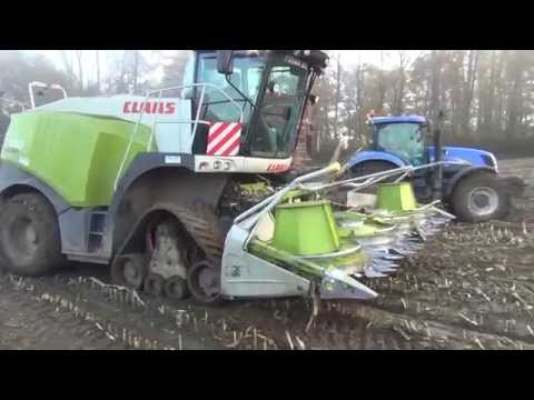 Claas Jaguar 900 with Zuidberg Tracks