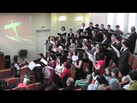 Corul Bisericii Baptiste "Biruinţa" Baia Mare - Eşti Domn în veci! - 12.04.2015