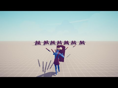 BALLISTA PINS EVERY UNIT TO THE WALL - Totally Accurate battle  Simulator TABS