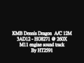 3ad kmb dennis dragon a c 12m m11 engine sound