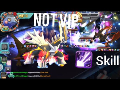 pokeland legends my Pokemon primal Dialga (G.D) skill Dark Space Roor best skill VIP0 pokemon gaming