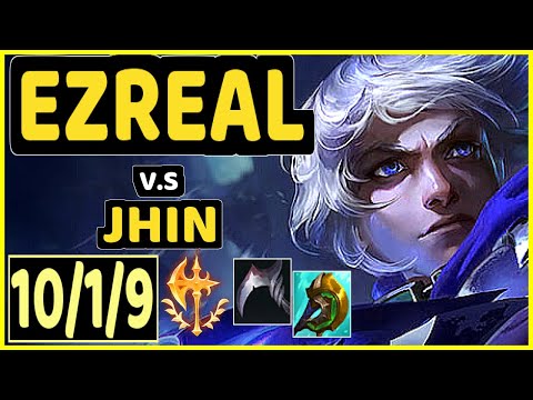 ACHUU (EZREAL) vs JHIN - 10/1/9 KDA BOTTOM ADC GAMEPLAY - EUW Ranked MASTER