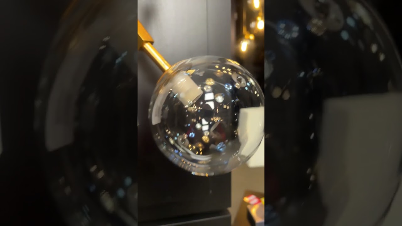 ❤❤❤❤❤ ilove.Lighting kinkiet złoty klosze szklane kule styl Glamour #ilovelighting #oświetlenie