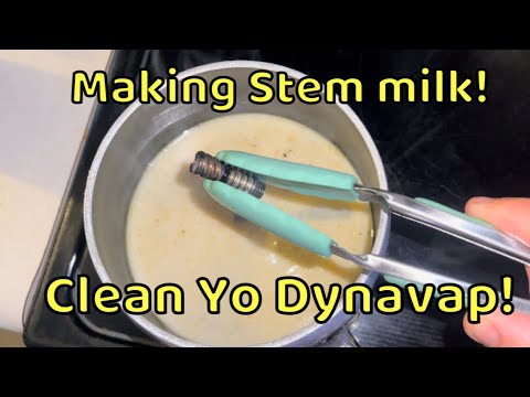 How to- make stem milk and clean your dynavap! Getting the most out of your herb!