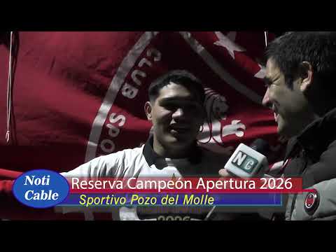 La Reserva de Sportivo Pozo del Molle Campeón