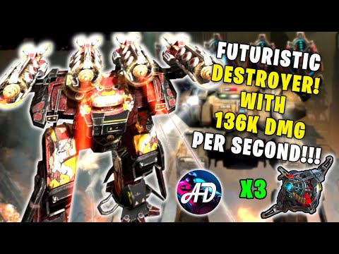 BEHEMOTH NUCLEON 3X OVERDRIVE UNIT +90% DMG Demolishing Enemies | War Robots 6.2 MK2 WR Gameplay