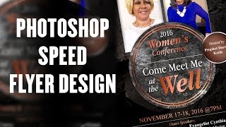 Photoshop Tutorial - Speed Church Flyer Design DM Inc