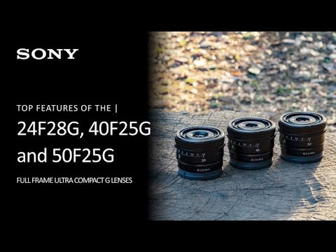 Objektyvas Sony | 40 mm F2.5 G video