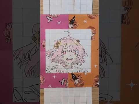 【カラフルピーチ】のあ→えと からぴち オリジナル変わり絵工作 #shorts #からぴち #のあ #えと  #カラフルピーチ #工作 #マイクラ