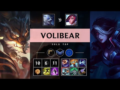 Volibear Top vs Fiora - EUW Diamond Patch 25.20