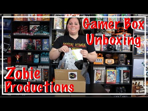 Zobie Productions Gamer Box Unboxing (Mortal Kombat, Sonic the Hedgehog, Zelda, Mario) Limited!