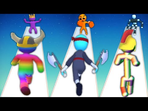 GIANT RUSH vs SOLO LEVELING: HIT & RUN vs TALL MAN RUN - Triple Game