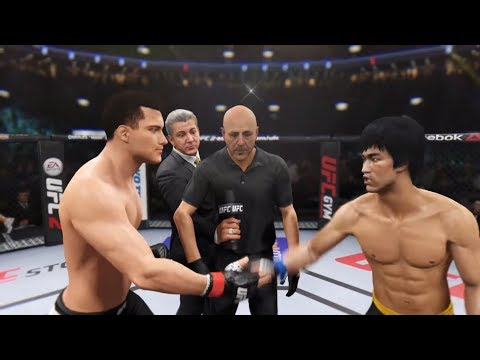Jensen Ackles vs. Bruce Lee (EA Sports UFC 2) - CPU vs. CPU