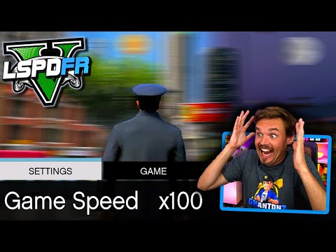 Playing GTA 5 police mod but everything is 100x faster! (LSPDFR GTA 5 Police Mod) #LSPDFR