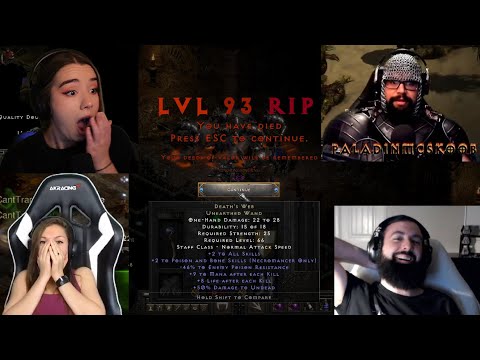 D2R CLIPS #15 - HC DEATHS, YOU WON'T BELIEVE WHAT SHE FOUND, 1000$ DONATION LIVE ON TWITCH & MORE!