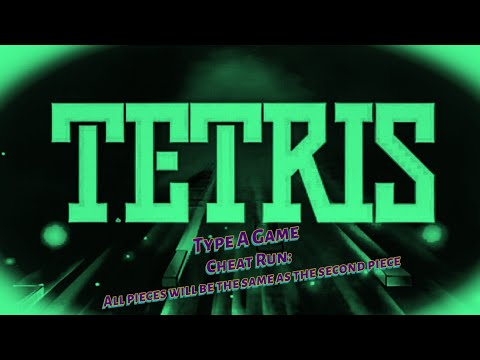 Tetris Type A: Cheat Run - All Pieces Will Be The Same (Quick Video) - Nintendo Entertainment System