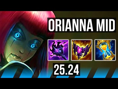 ORIANNA vs MALZAHAR (MID) | Good KDA: 12/1/30, 52K damage | EUW Master | 25.24