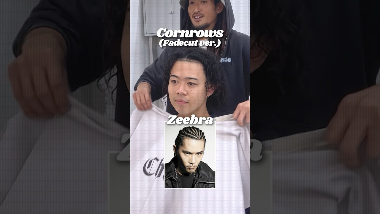 ZEEBRA風コーンロウ(フェード&デザインアレンジ) by TAKERU(横浜店) #zeebra #コーンロウ #コーンロウデザイン