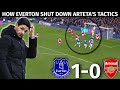 How Dyche's Everton Shut Down Arteta's Tactics | Everton vs Arsenal 1-0 | Tactical Analysis