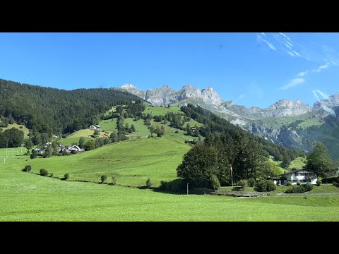 Mit der Luftseilbahn der Brunni-Bahnen von Engelberg nach Ristis (28..08.2024)