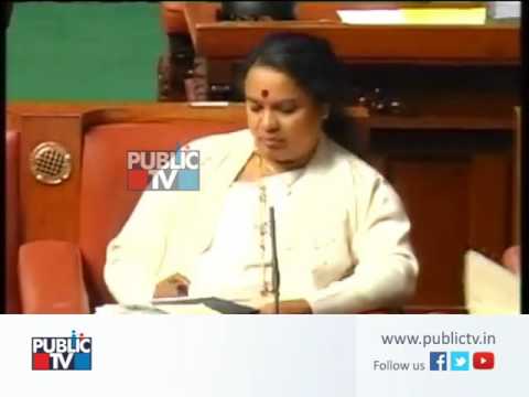 Cauvery Issue Special Session Minster Umashree Busy Drawing Rangoli