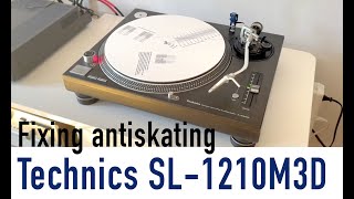Video thumbnail for Repairing Technics SL-1210 M3D. Antiskating problem. Restoring vintage turntable. by Hifi Barcelona