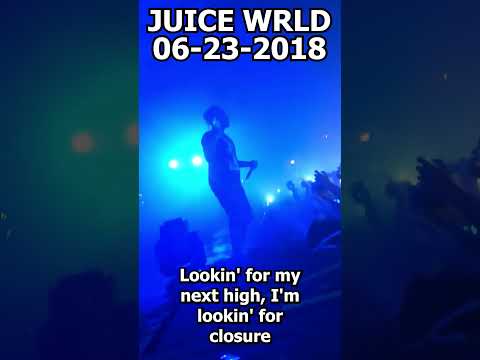 Juice WRLD Preforming "Lean Wit Me" On 06-23-2018 #juicewrld #rap #music #concert