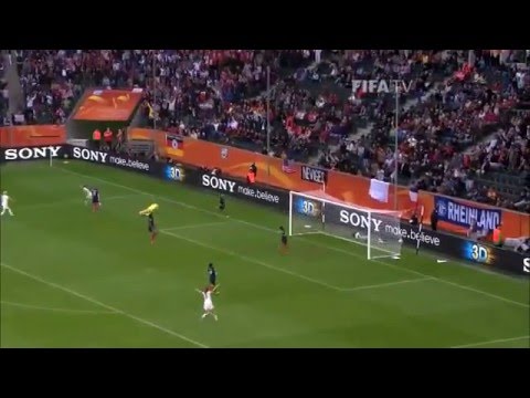 USWNT - Alex Morgan Goal v. France (8th Int'l Goal) - July 13, 2011 - WWC 2011 Semi-Final