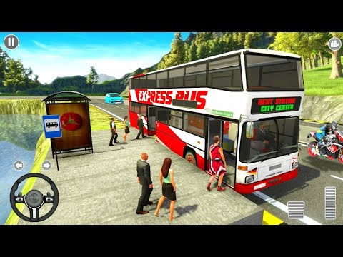 Hill bus driving simulator 2019 bus racing game best android gameplay