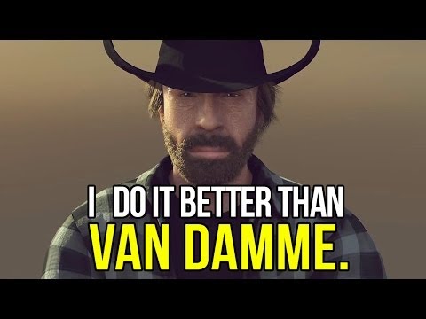 Greetings from Chuck Norris - The epic christmas split (FULL STORY)﻿