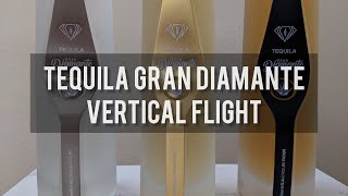 Tequila Gran Diamante Vertical Flight - Blanco, Reposado, and Añejo - Bottle Showcase and Review