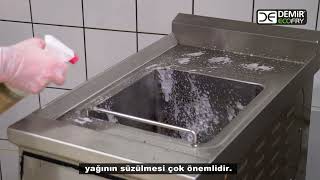 DEMİR EcoFry Endüstriyel Fritözlerin Temizleme Rehberi