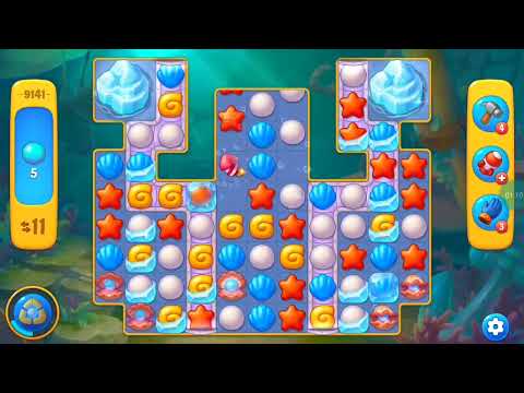 Fishdom Easy Level 9141 (with ingame lightning and bomb boosters) @choraelmin