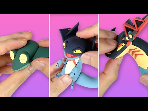 Pokémon Sword & Shield Clay Art: Building Dreepy line [Dreepy, Drakloak, Dragapult]