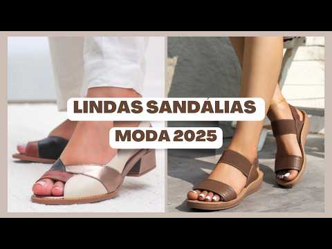 SANDÁLIAS de MODA 2025 - Tendências de Calçados Femininos