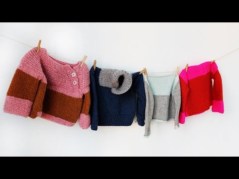 Trailer: 4 Pullis für Kleinkinder stricken