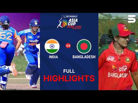 Full Highlights | IND A Women vs BAN A Women | Final | Women's Asia Cup Rising Stars | ZM1H