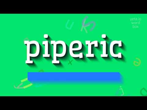 How to say "piperic"! (High Quality Voices)