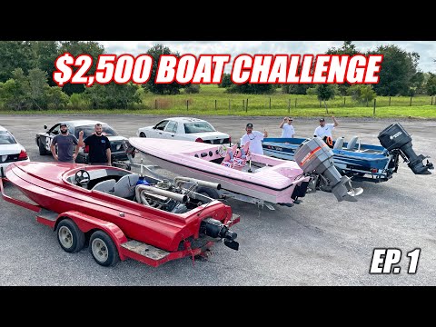 $2,500 Boat Challenge Ep.1 - Boat Ramp SMOOTH Operator Challenge (James Boat Catches Fire)